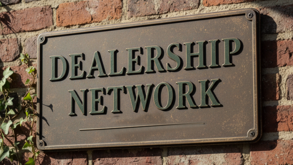 Dealership network sign
