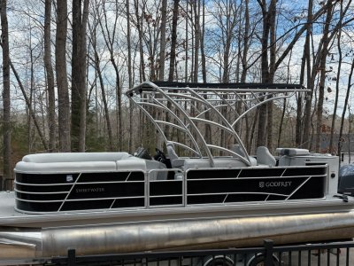 Mar 10 26 Pontoon Boat Top by Mike Kinard of Commercial Boat Towers USA