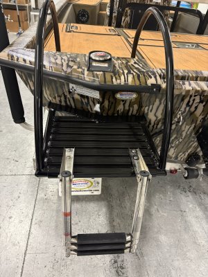March 10 26 Aluminum Boat Top With Ladder by Mike Kinard of Commercial Boat Towers USA